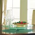 Steve Silver Avenue Lazy Susan- 22 Round-Frosted-8mm- Tempered AV540LZ